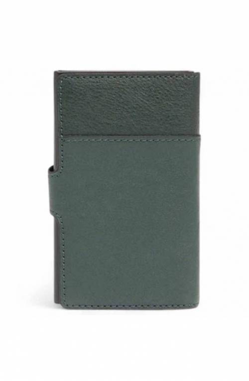 PIQUADRO Credit card case BLACK SQUARE Male Green - PP5649B3R-VEVE