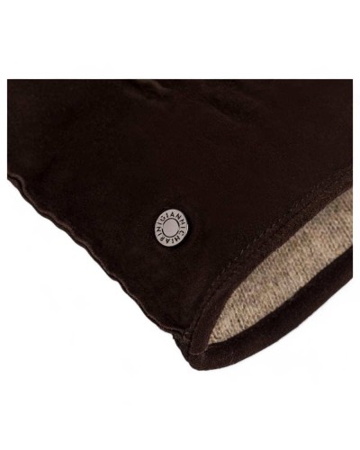 GIANNI CHIARINI Gloves Male Suede Brown - 11126CM13688