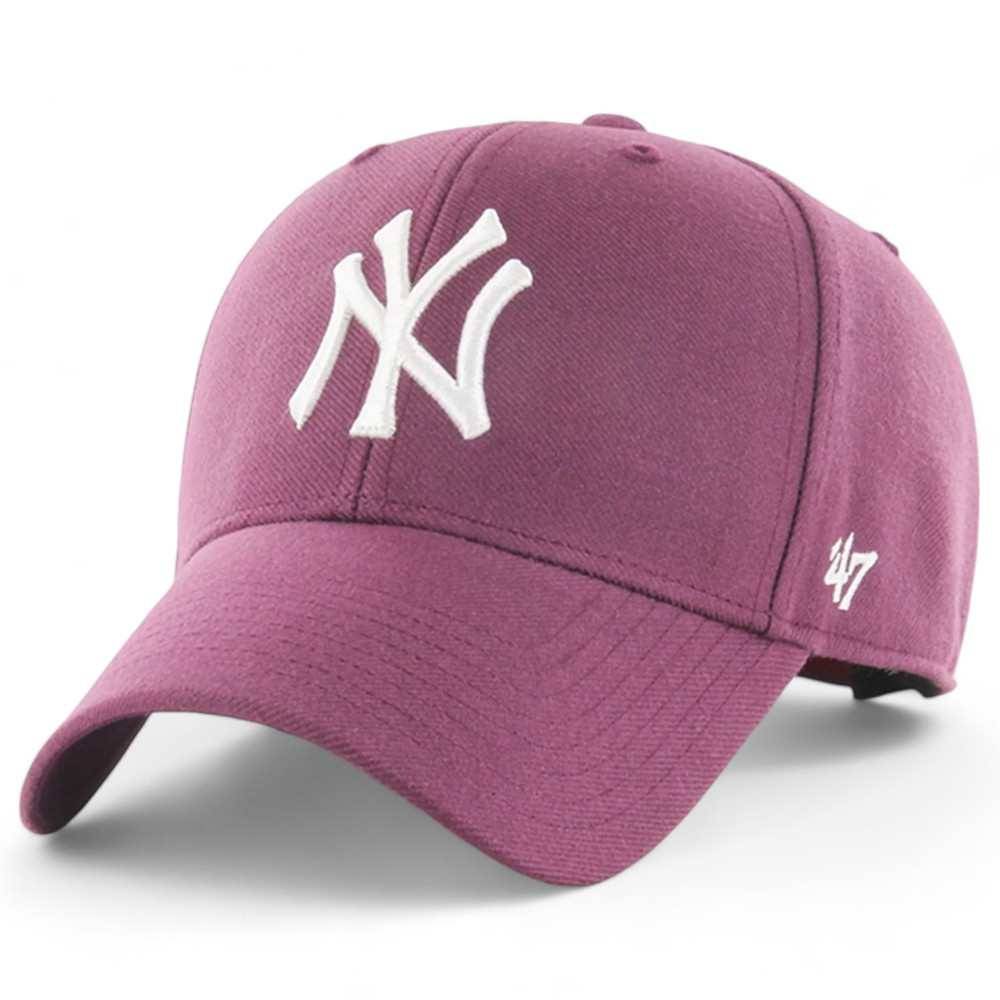 47 Hat NEW YORK YANKEES Hat Purple Unisex - 47-B-MVPSP17WBP-PJ