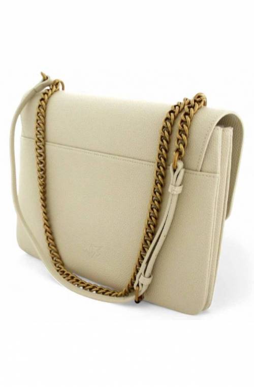 PINKO Tasche LOVE ONE Damen Leder Weiss - 104527-A29Q-Z14Q-U
