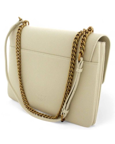 PINKO Tasche LOVE ONE Damen Leder Weiss - 104527-A29Q-Z14Q-U