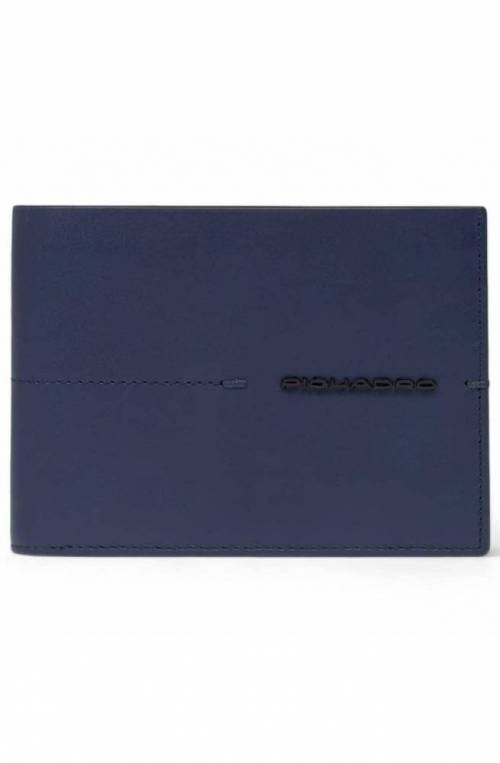 PIQUADRO Wallet w135 Male Blue - PU1392W135R-BLU