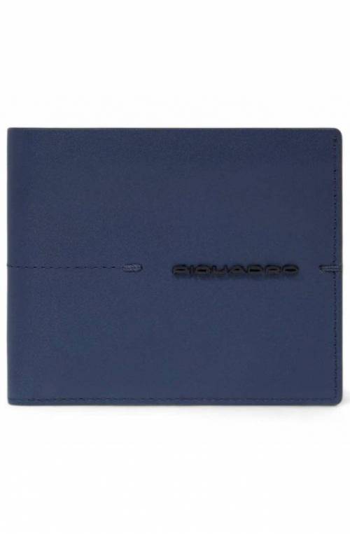 PIQUADRO Wallet w135 Male Blue - PU4188W135R-BLU