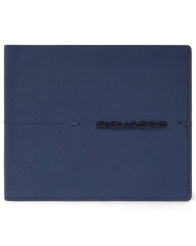 PIQUADRO Cartera w135 Hombre Azul - PU4188W135R-BLU