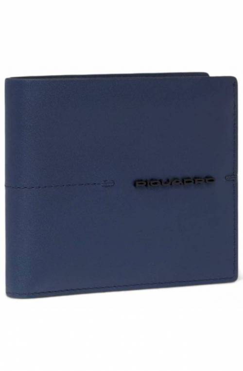 PIQUADRO Cartera w135 Hombre Azul - PU4188W135R-BLU