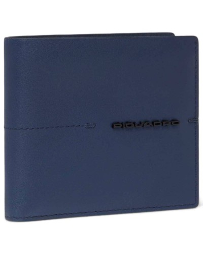 PIQUADRO Cartera w135 Hombre Azul - PU4188W135R-BLU