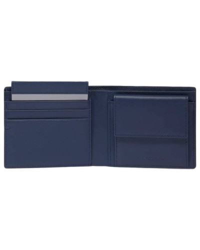 PIQUADRO Cartera w135 Hombre Azul - PU4188W135R-BLU