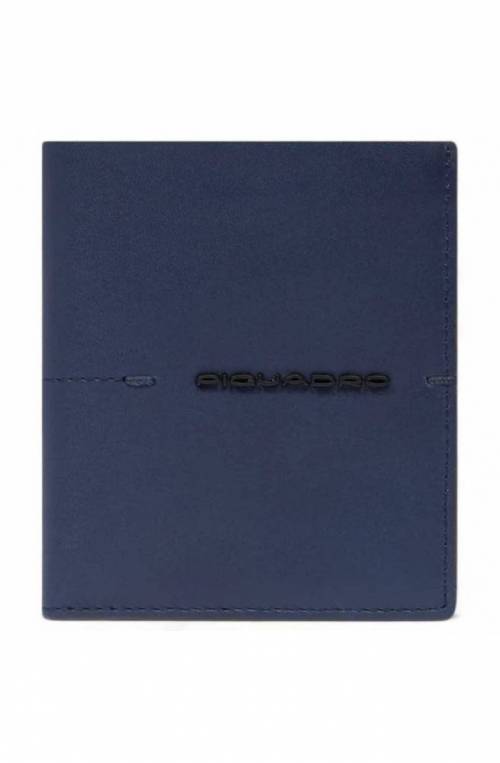 PIQUADRO Wallet w135 Male Blue - PU5964W135R-BLU