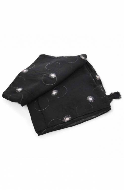 Atelier du sac Scarve BLOOMING Female Black - 16129-BLO-W4P-P