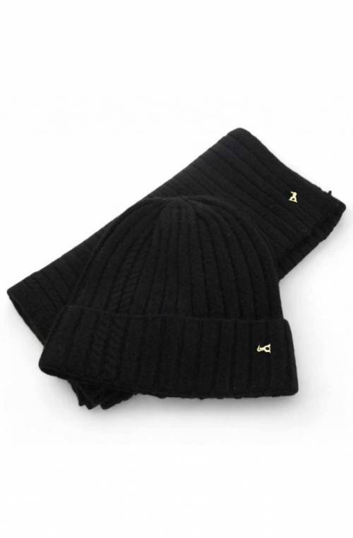 L' ATELIER DU SAC Scarf+hat Female Black - 16529-000-W4K-A