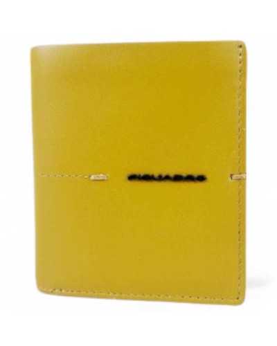 PIQUADRO Cartera w135 Hombre Amarillo- PU5964W135R-G