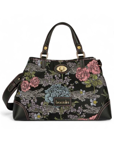 BRACCIALINI Tasche JACQUARD Damen Schwarz - B17880-TY-100