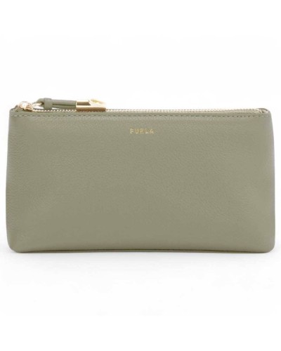 FURLA Beauty case GOCCIA Female Leather Green - WE00710-BX3036-AG700