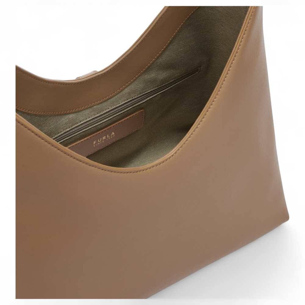 FURLA Shoulder bag Goccia Female Leather Brown - WB01499