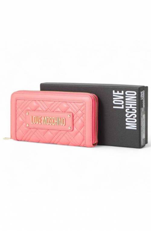 Portafoglio Moschino LOVE, Rosa Trapuntato, Donna Cipria - Cod. JC5600PP1MLA0464