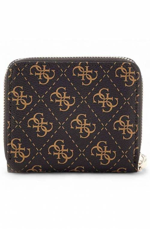 Portafoglio GUESS ERICA Donna Marrone - SWQG9510137BNL