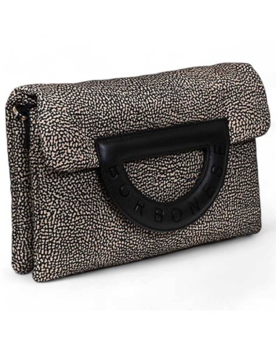 BORBONESE Bolsa Mujer Natural, Negro - 91010047-I15-X11