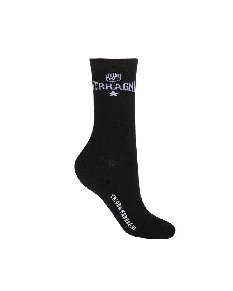 Chiara Ferragni Calcetines Mujer Negro 75SB0J04ZG182899-35