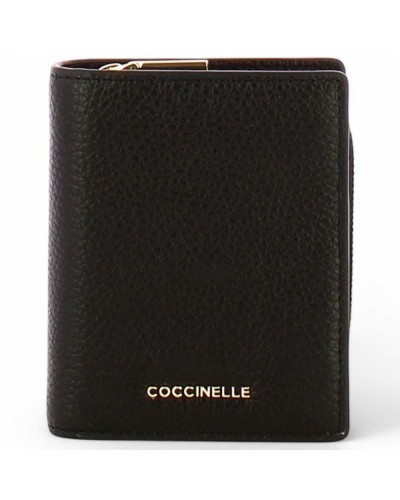 COCCINELLE Geldbörse Damen Leder Schwarz - E2MW511F201001