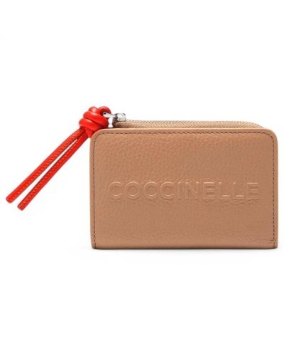 COCCINELLE Geldbörse MYRTHA Damen Leder Beige - E2QBB11D101300