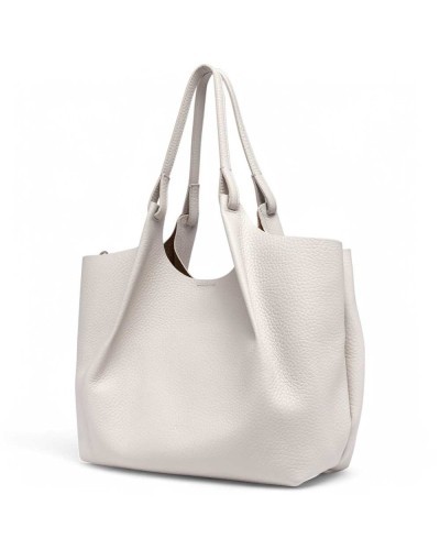 GIANNI CHIARINI Bag DUA Ladies Tote Leather White - 9720RNGDBL13347