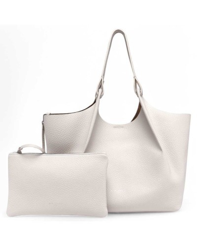 GIANNI CHIARINI Bag DUA Ladies Tote Leather White - 9720RNGDBL13347