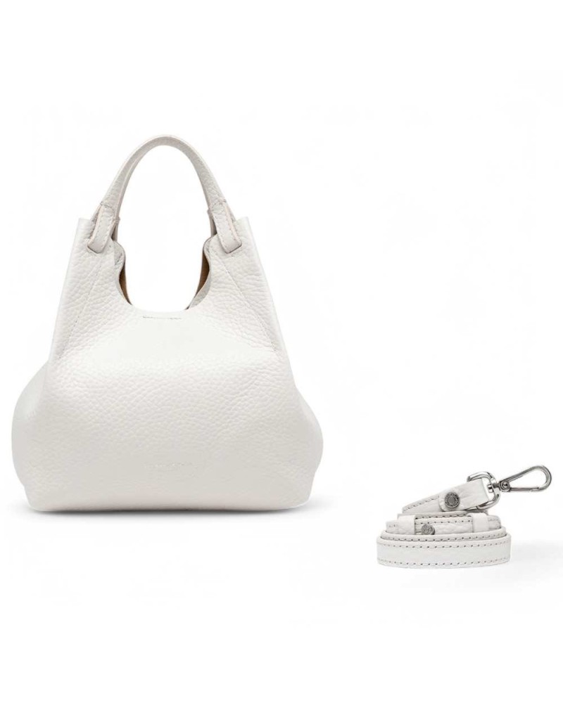GIANNI CHIARINI Bolsa DUA Mujer Cuero Blanco - 9719RNGDBL13347