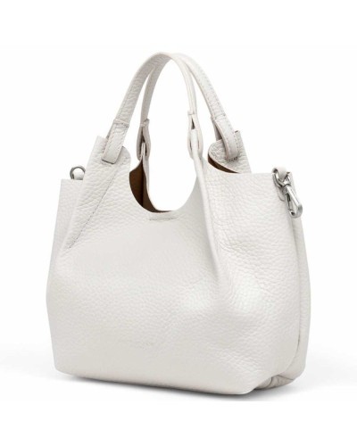 GIANNI CHIARINI Bolsa DUA Mujer Cuero Blanco - 9719RNGDBL13347