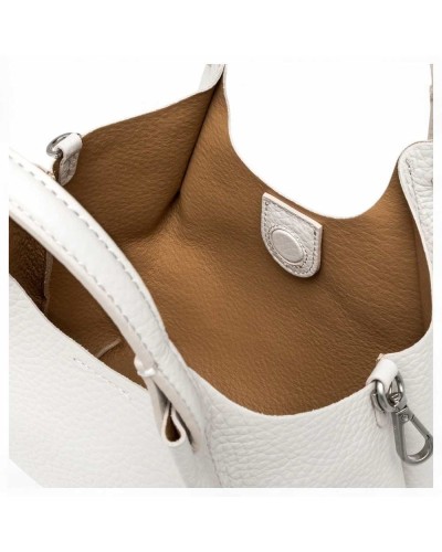 GIANNI CHIARINI Bolsa DUA Mujer Cuero Blanco - 9719RNGDBL13347