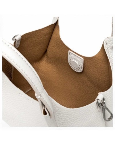 GIANNI CHIARINI Bolsa DUA Mujer Cuero Blanco - 9719RNGDBL13347