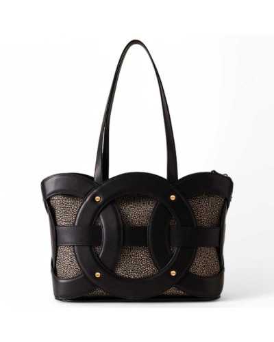 BORBONESE Bolsa ALL ROUND Mujer Op.Classic Negro - 91010052-0057-100