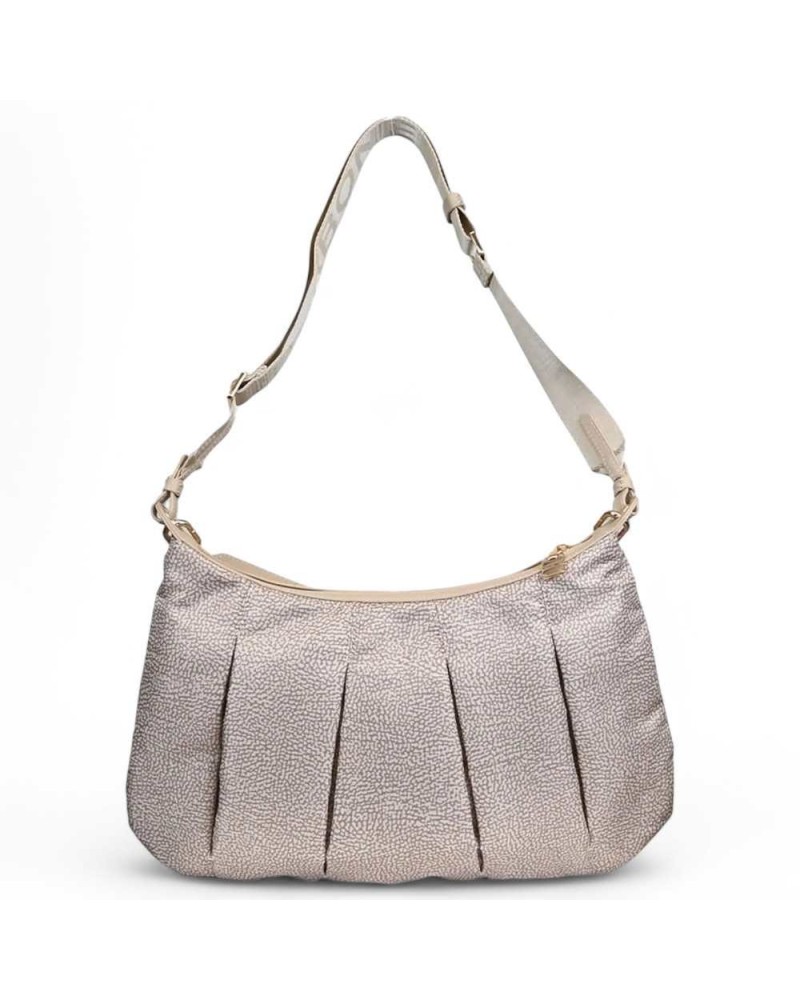 Borsa BORBONESE CROISSANT Donna Beige - 933077-AH1-C75