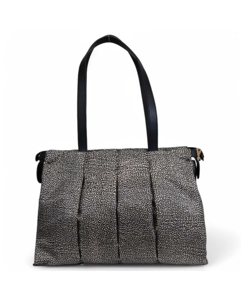 BORBONESE Tasche Damen Natuerlich, Schwarz - 91010068-AH1-X11