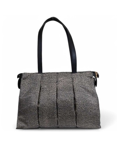 BORBONESE Tasche Damen Natuerlich, Schwarz - 91010068-AH1-X11