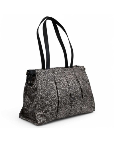 BORBONESE Tasche Damen Natuerlich, Schwarz - 91010068-AH1-X11