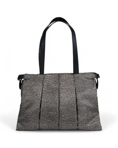 BORBONESE Tasche Damen Natuerlich, Schwarz - 91010068-AH1-X11