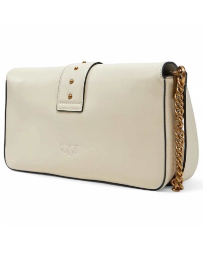 PINKO Tasche LOVE ONE CLASSIC Damen Leder Weiss - 104524-A0QO-Z14Q