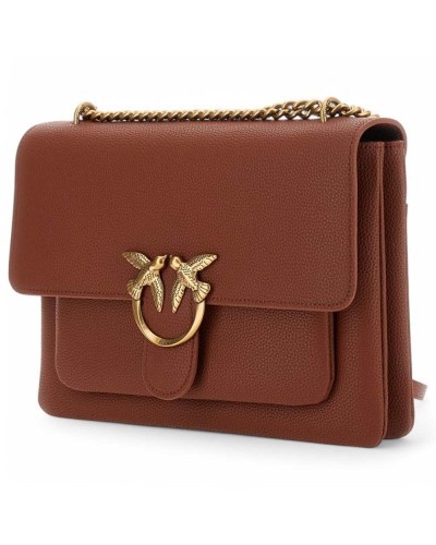 PINKO Bolsa LOVE ONE Mujer Cuero Marrón - 104527-A29Q-L84Q