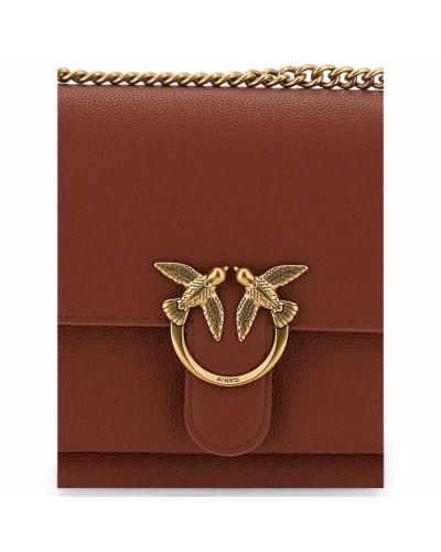 PINKO Bolsa LOVE ONE Mujer Cuero Marrón - 104527-A29Q-L84Q