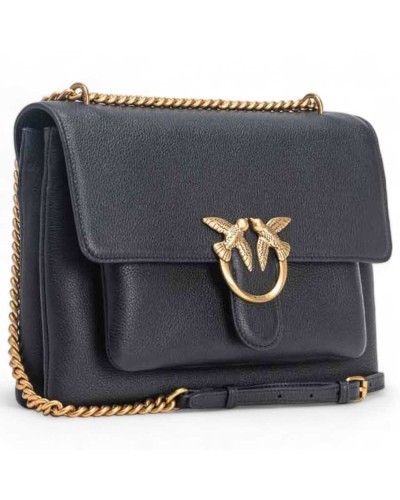 PINKO Bolsa LOVE ONE Mujer Cuero Negro - 104527-A29Q-Z99Q-U