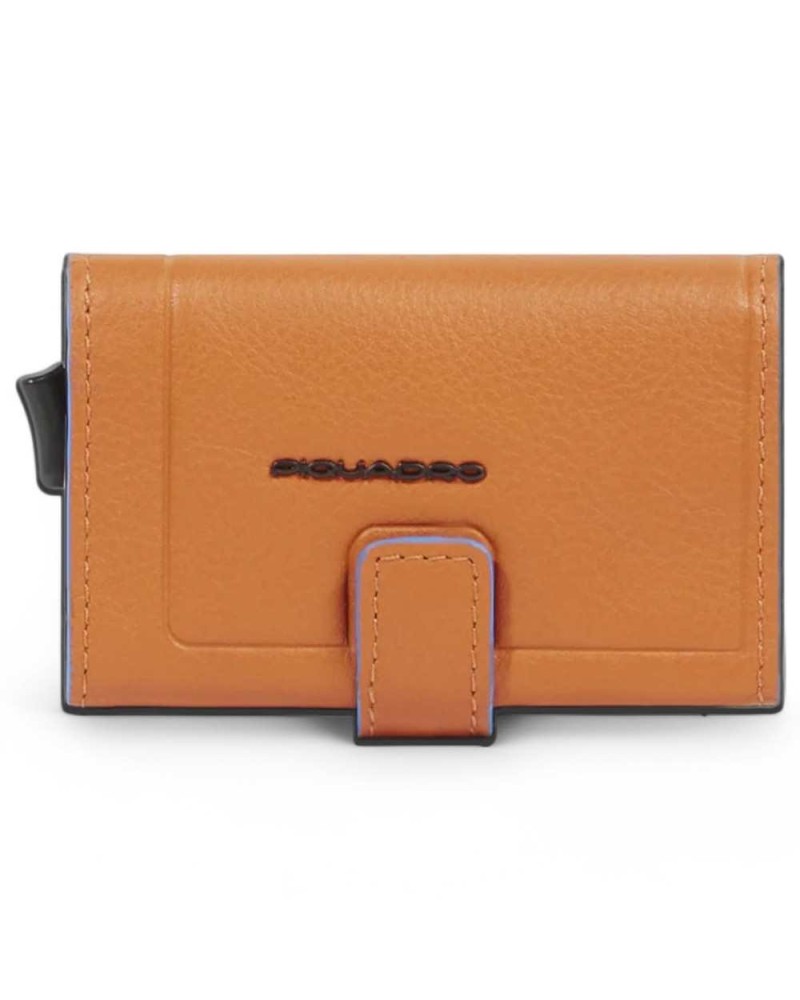 Portafoglio PIQUADRO Uomo Pelle Arancione protezione anti frode RFID - PP5649S138R-AR