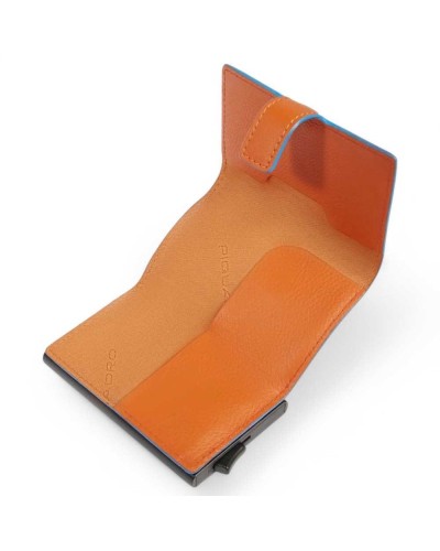 Portafoglio PIQUADRO Uomo Pelle Arancione protezione anti frode RFID - PP5649S138R-AR