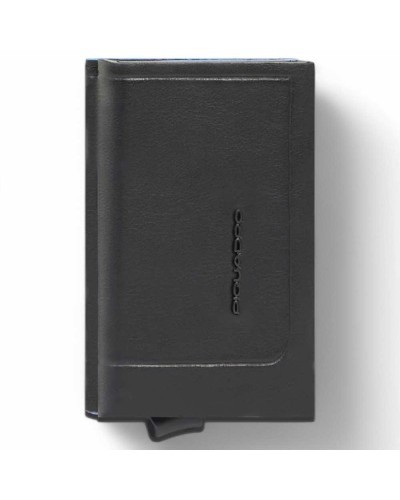 PIQUADRO Geldbörse Herren Leder Schwarz - PP5585S138R-N