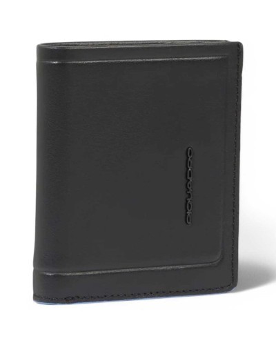 PIQUADRO Wallet Male Leather Black - PU5964S138R-N