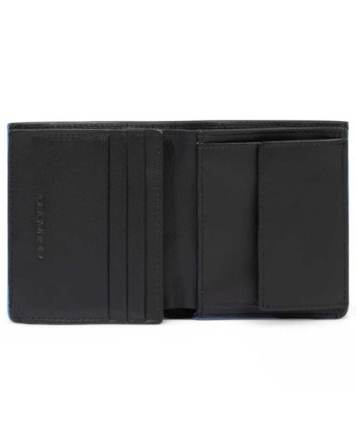PIQUADRO Wallet Male Leather Black - PU5964S138R-N