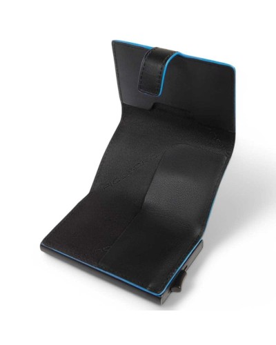 PIQUADRO Wallet Male Leather Black RFID anti-fraud protection - PP5649S138R-N