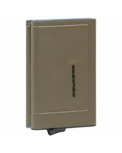 PIQUADRO Geldbörse Herren Leder Grün - PP5585S138R-VE