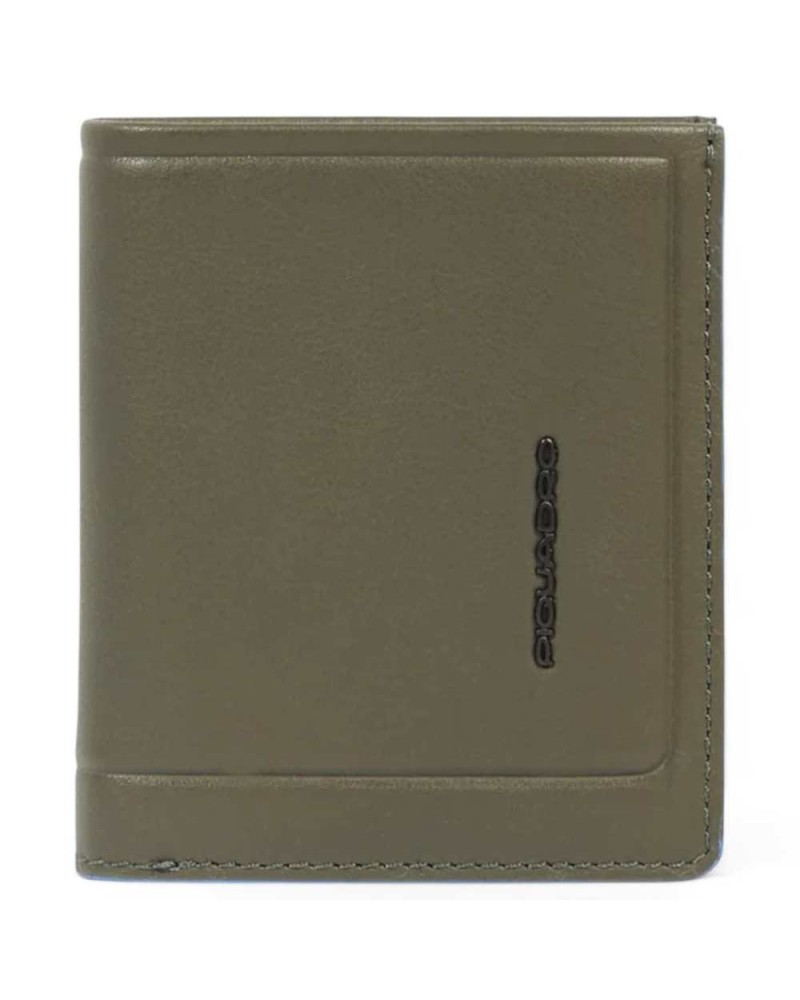 PIQUADRO Wallet Male Leather Green - PU5964S138R-VE