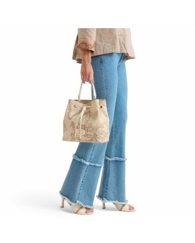ALVIERO MARTINI 1° CLASSE Bolsa SAND SAFARI GEO Mujer Beige - LC27-9398-0937
