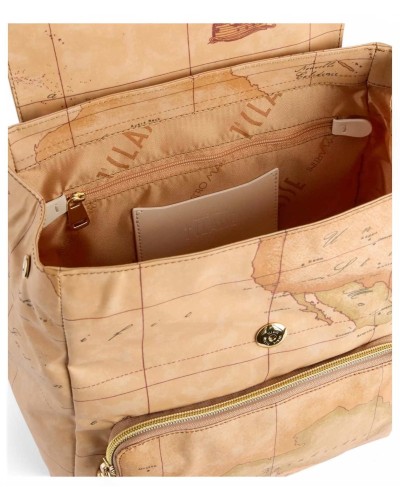 ALVIERO MARTINI 1° CLASSE Mochila SOFT FUSION Mujer Geo-beige - LC03-S578-0905